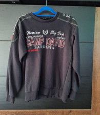 Camp David Herren Pullover M Schwarz Rundhals...