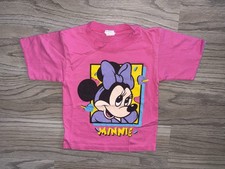 Vintage Disney Wear Minnie Mouse Kids Graphic T-Shirt Size 6 Years USA 80  s 90  s