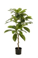 Artplants KüNstlicher Baum Frangipani Morsha, Kunststamm, GrüN, 110Cm