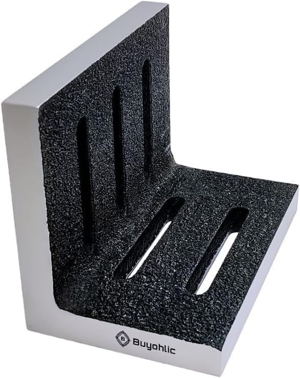 Caste Iron Slotted Angle Plate-Stress Relieved (6" x 5" x 3.5")-USA STOCK