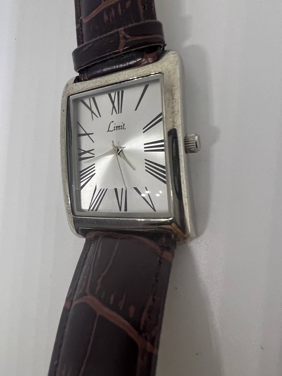 Limit Watch Gift Set Rectangular Roman Dial Brown… - image 3