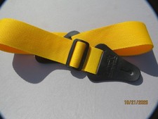 GOLD - Fort Bryan Ranger 2-inch wide, woven nylon Guitar strap. Made in USA