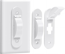 Wall Switch Guard, Child Proof Light Cover Guard  2 Pack, White