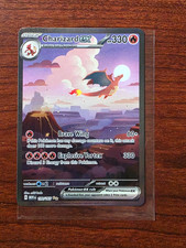 Charizard ex 199/165 illustrazione speciale rara SV: Scarlet & Violet 151 quasi nuova Holo