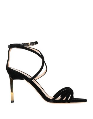 Tom Ford - Women - Velvet Sandals - Black