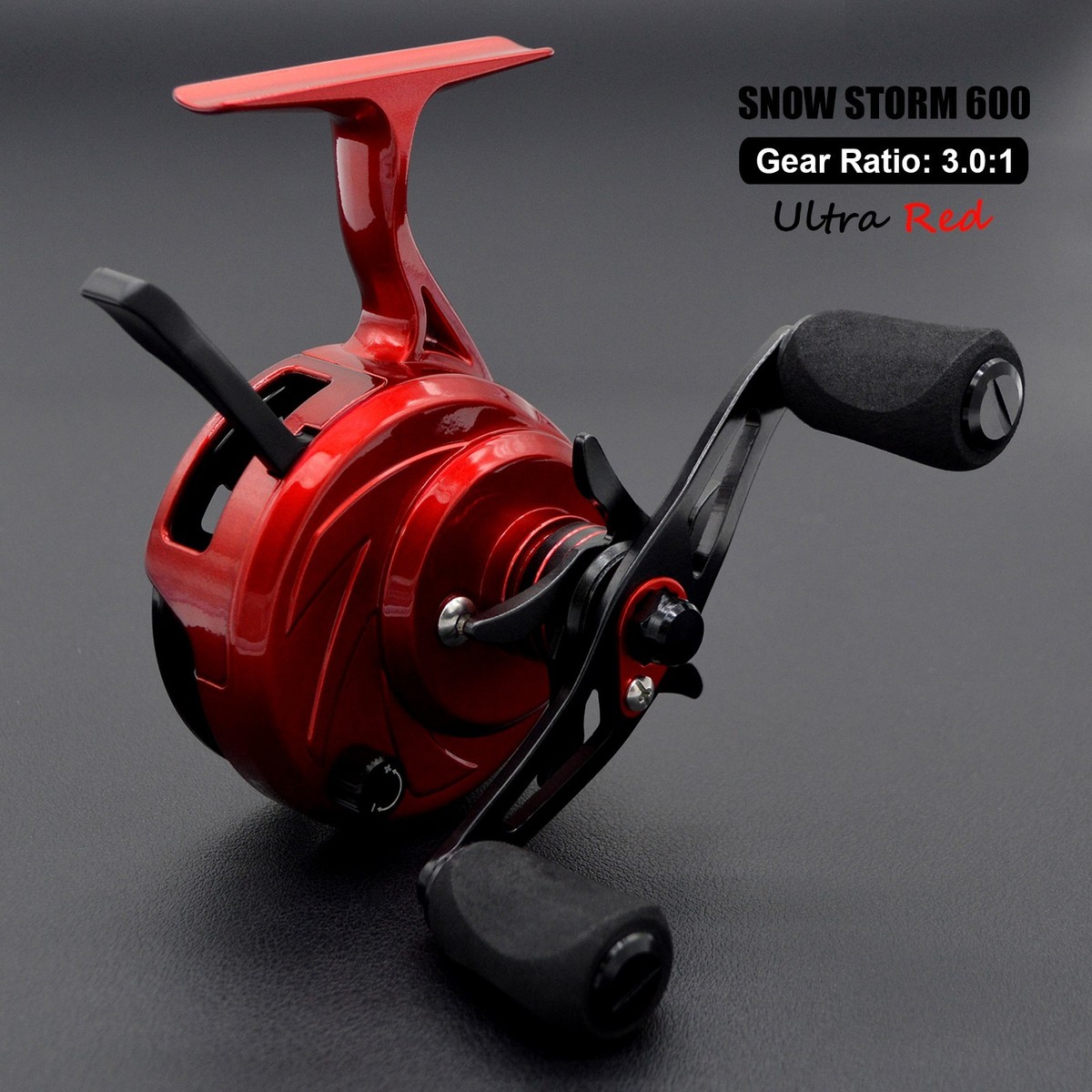 camekoon ice fishing reel Level Wind Star Drag Round Trolling Reel, Right Hand, Conventional Baitcasting with Powerful Handle for Saltwater Big Game : Sports & Outdoors CAMEKOON Winter Inline Ice Fishing