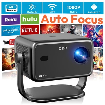 4K Projektor HD 20000LMS 1080P Beamer WiFi LCD Heimkino 250'' HDMI USB Bluetooth