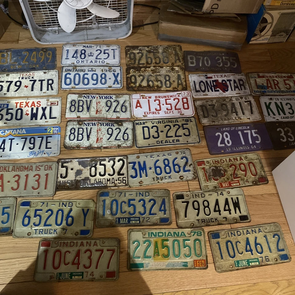 Matrículas vintage ELIGE Y ELIGE 6,99 $ cada una 56-96  Foto 2 de 4