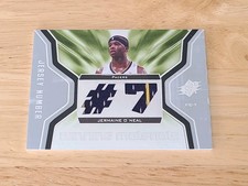 2007-08 SPx Winning Materials Jersey Number #7 Jermaine O'Neal #WMJ-JO Patch $$$