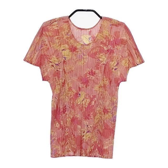 専用美品PLEATS PLEASE ISSEY MIYAKE 花柄 タンクトップ ISSEY MIYAKE PLEATS PLEASE - FLORAL TANK TOP | Garmentory