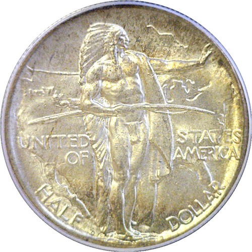 1934-D Oregon Trail Commemorative Half Dollar - PCGS MS-66 - Picture 2 of 3