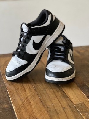Nike Dunk Low Shoes Womens Size 9 Black White Panda Sneakers DD1503-101