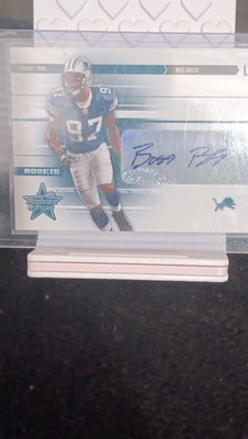 Donruss 2003 Leaf Rookies & Stars Boss Bailey Rookie Autograph #224/750 Lions