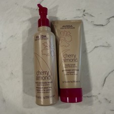 Aveda Cherry Almond Hand Body Wash Scrub Set 250ml 200ml Sweet Floral Aroma