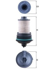 Kraftstofffilter MAHLE KX 532 Filtereinsatz für FORD FCD F3 V363 TRANSIT 115,0mm