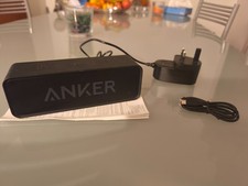 Anker Bluetooth Speaker Stereo Sound BassUp Portable for Home/Travel IPX5 24H