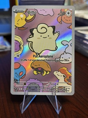 After Skool Hobby Ditto Clefairy 16 Series 2 Holo Pokemon FanArt Genetic Mystery