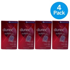 Durex Extra Sensitive Thin Condoms 12 Ct 4 Pack New