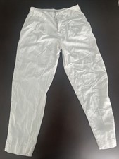 A New Day Women's Size 4 High Rise Straight Ankle Chino Pants White