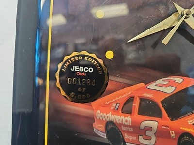 Jebco 1997 Dale Earnhardt Wheaties Car #3 Wall Clock 11X23 NASCAR