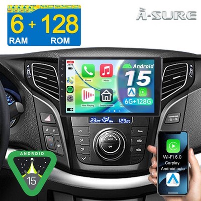 6G+128GB Autoradio 4G Für Hyundai i40 2010-2021 Android 15 GPS CarPlay Bluetooth