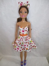 Handmade By Me Dress Made to Fit Barbie Best Fashion Friend 28" doll. Blues