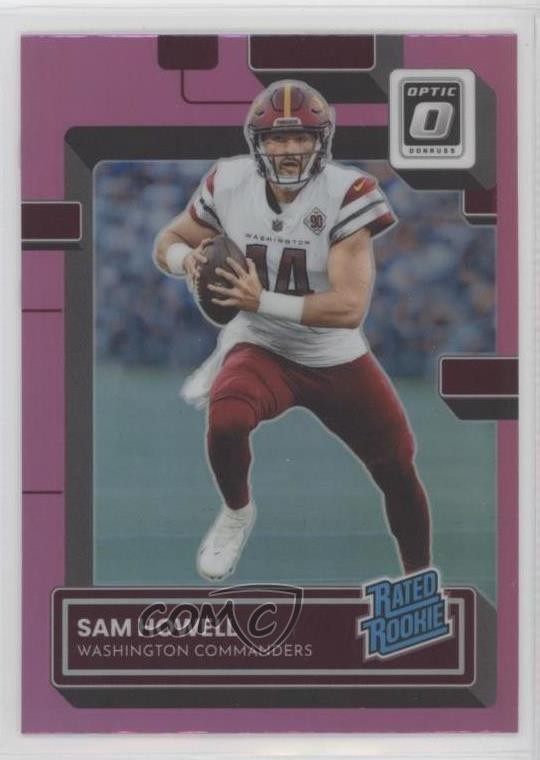 2022 Panini Donruss Optic Rated Pink Prizm Sam Howell #205 Rookie RC 0uf6
