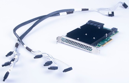 LSI 9300-16i 12Gb/s SAS/SATA HBA IT Mode 16.00.12.00 TrueNAS UnRaid Cable Option - Picture 2 of 4