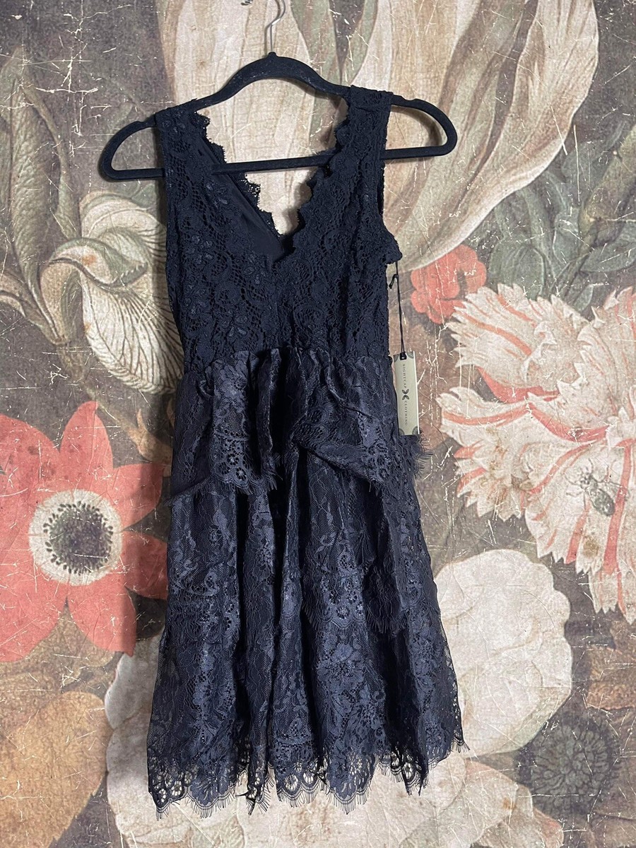 nightcap black lace dress NIGHTCAP