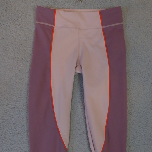 Fabletics Leggings Para Mujer Pequeños Púrpura Rosa The Jessica Cintura Alta Bloque de Color - Imagen 2 de 11