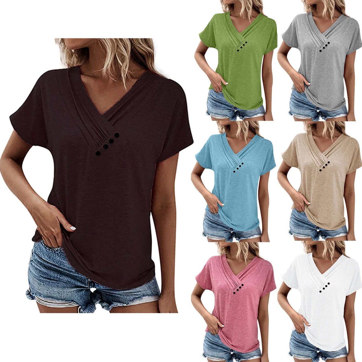 Womens summer 2024 tops on sale
