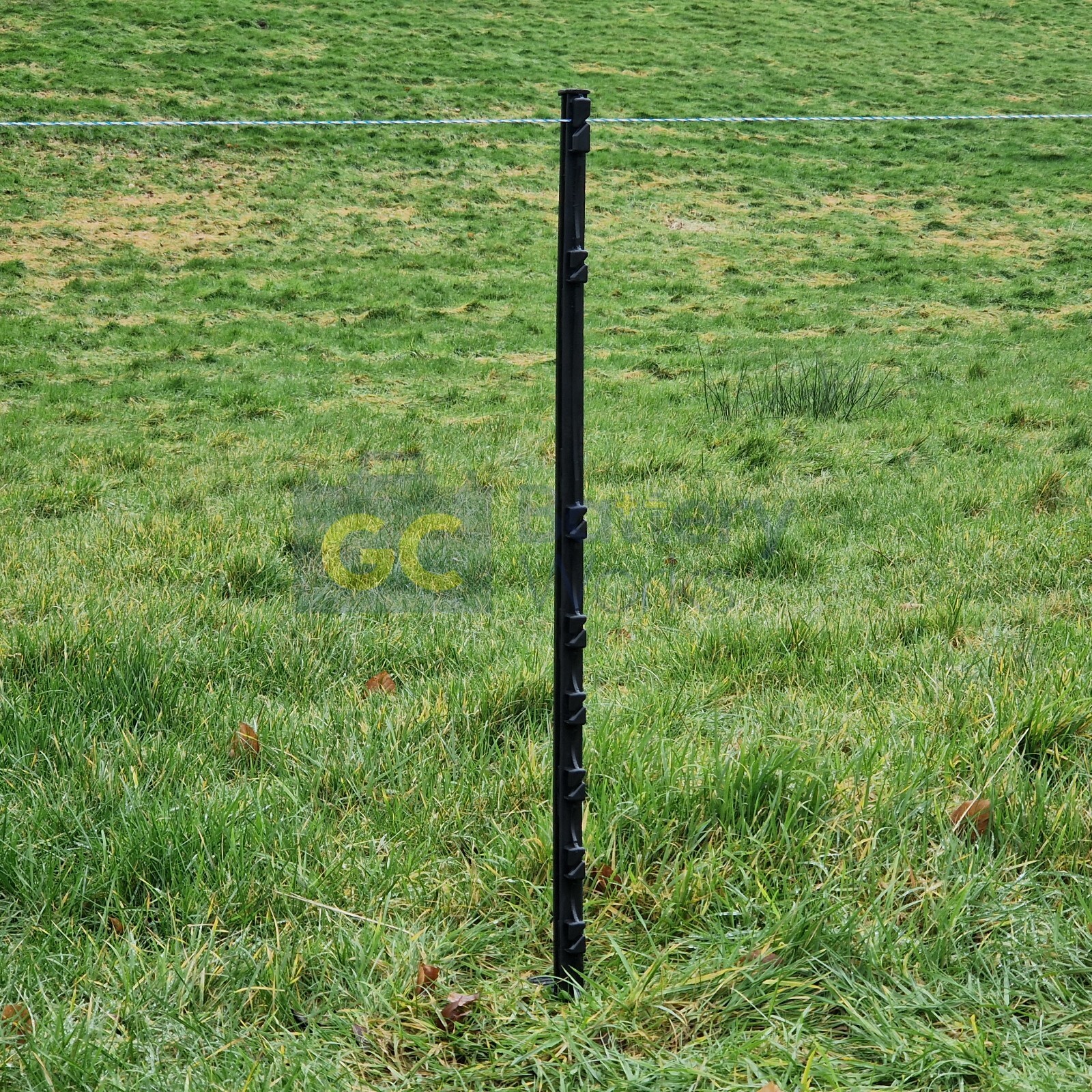 3ft Electric Fencing Poly Post Plastic Fence Stake 105cm ECO Black x10