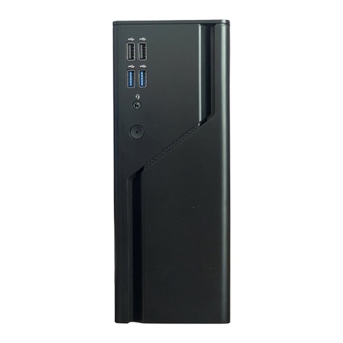 Portable Mini ITX Steel Case Thin Profile Orientation Saves Desk Surfaces Area - Photo 3/10