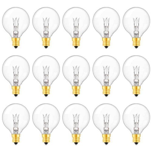 Outdoor 220V 15/25Pcs E12 G40 Globe String Light LED Replacement Bulbs - Picture 14 of 16
