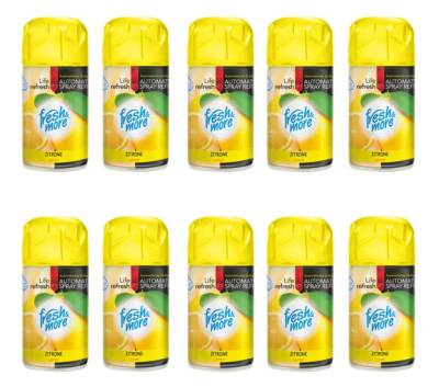 Fresh & More Lufterfrischer Nachfüller (10er Pack) 250ml Lemon