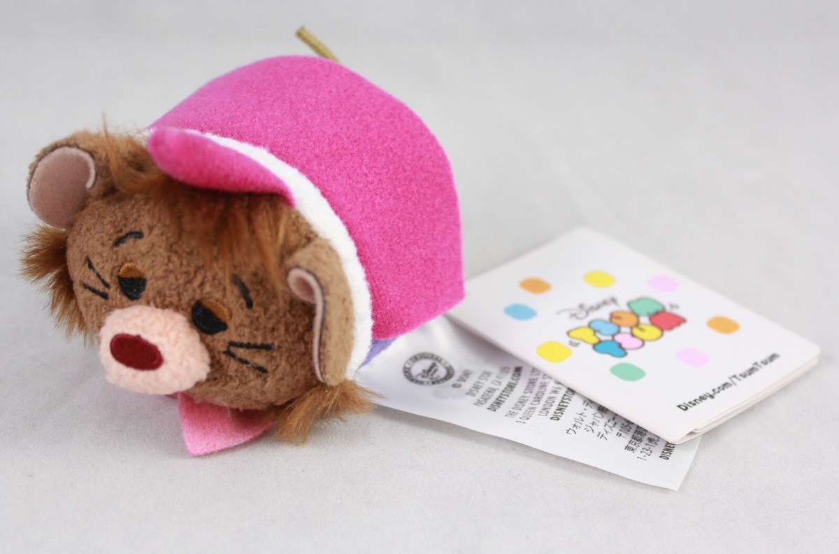 Disney Dormouse V2 from Alice in Wonderland Brown Mouse Tsum Tsum Plush NWT
