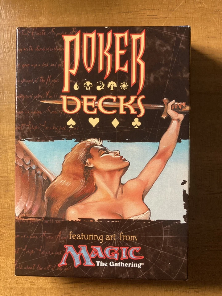 MTG✨POKER DECK SET (Opened) 1998✨NM/M ULTRA RARE Vintage MTG Art UNPLAYED Org Pk - Image 2 of 4