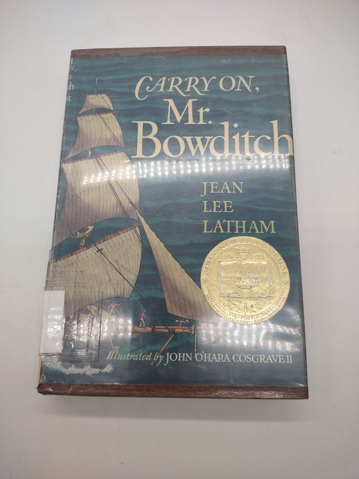 Carry On, Mr. Bowditch Latham HC/DJ exlib 1955 Good 1st ed