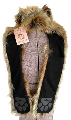 SpiritHoods RED FOX Fake Faux Fur Hat 