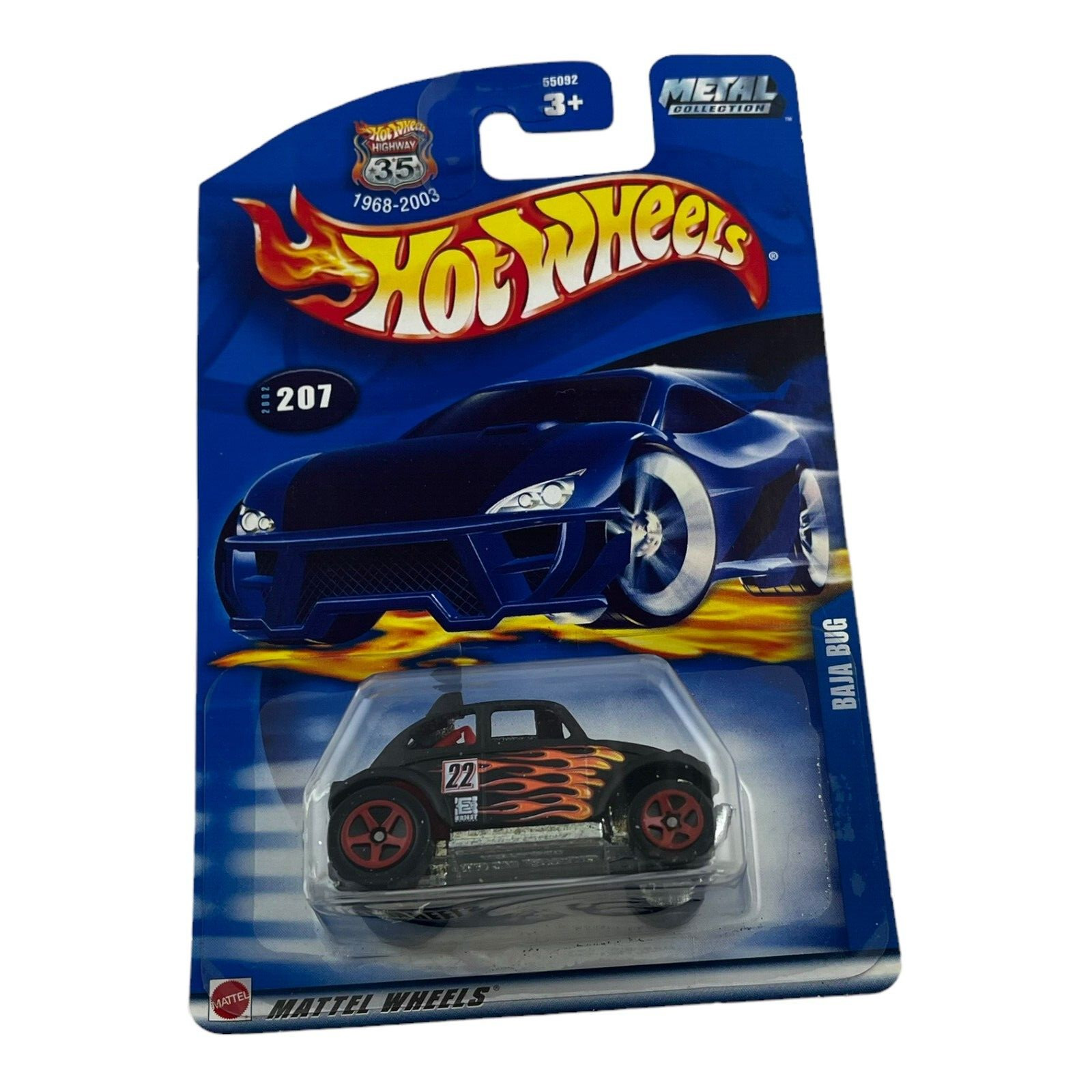 Hot Wheels Baja Bug #207 Diecast Vehicle 2002 Mattel