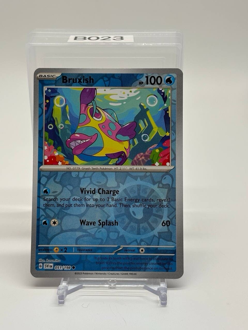 Bruxish 51/198 - Scarlet & Violet - Common - Pokemon Card TCG