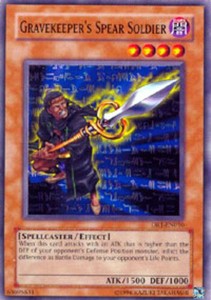 Gravekeeper's Spear Soldier - DR1-EN010 - Common - Unlimited Edition x3 - Lightl