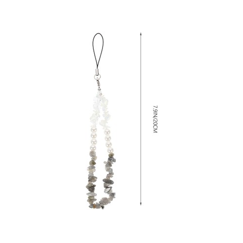 Decorative Convenient Camera Lanyard Pearl Phone Strap Pearl Phone Chain - Zdjęcie 8 z 12