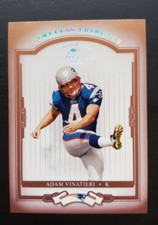 2004 Donruss Classics Adam Vinatieri Timeless Tributes Red 72/100 #55 Patriots