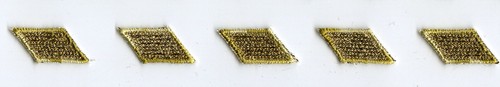 TOS Classic Star Trek Embroidered Braid, Lieutenant JG rank - Picture 2 of 3