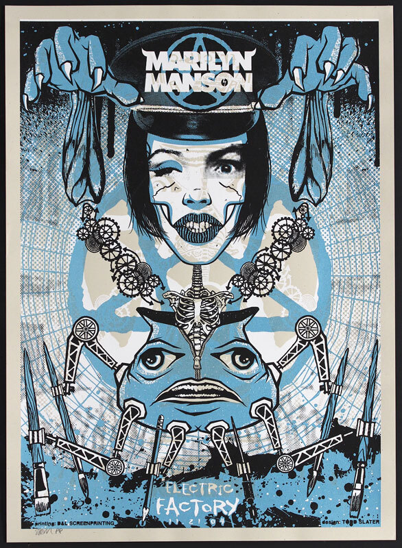 Marilyn manson ポスター Marilyn Manson Poster 11/21/2004 Electric Factory