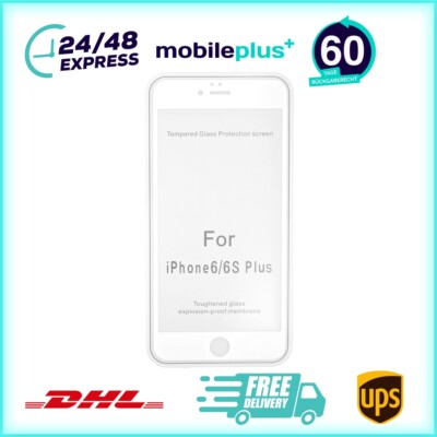 Original Panzerfolie für iPhone 6 Plus und 6s Plus weiß AR00610