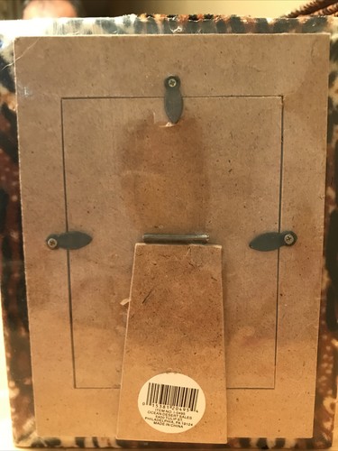 NEU Gepolsterter Fuzzy Tierdruck FOTORAHMEN 3,5x5 Tischplatte Heckbeladung. - Bild 2 von 2