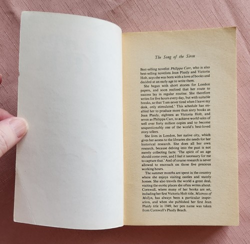 The Song of the Siren by Philippa Carr, Paperback, 1981 - Picture 2 of 13