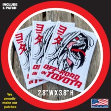Off-Road in Toyota Embroidered Patch